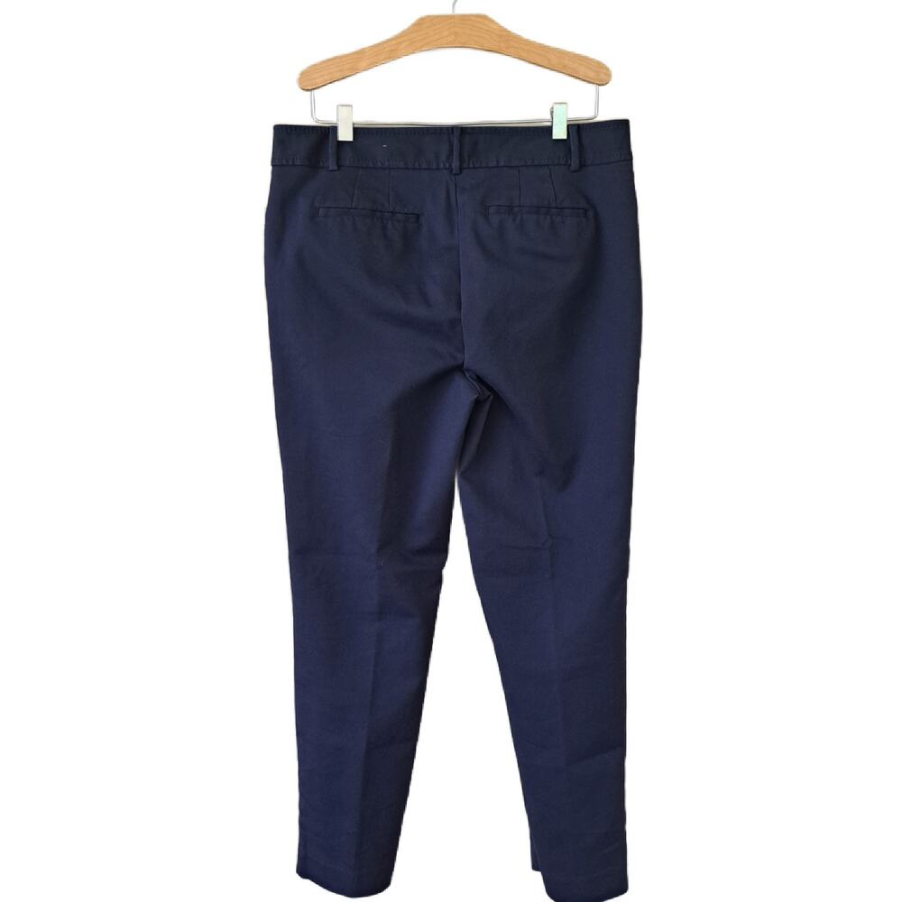 TALBOTS Navy Blue Hampshire Ankle Pant Size 8 Business Casual - Picture 4 of 9